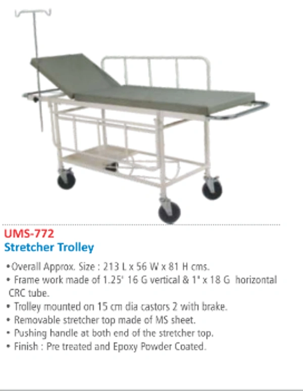 Unisearch Medical Stretcher Trolley